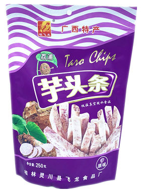 广西桂林特产250g葱香味荔浦芋头条干低温真空脱水食品零食小吃