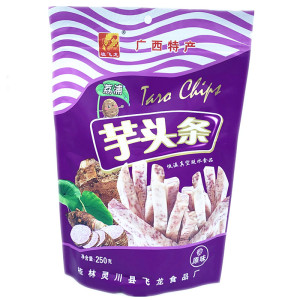 广西桂林特产250g葱香味荔浦芋头条干低温真空脱水食品零食小吃