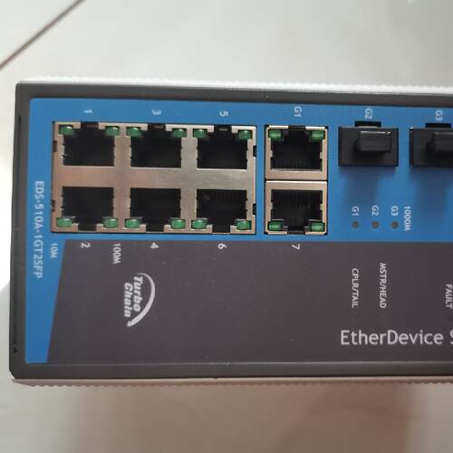 议价MOXA摩莎EDS-510A-1GT2SFP工业级以太网可网管千兆交换机 新