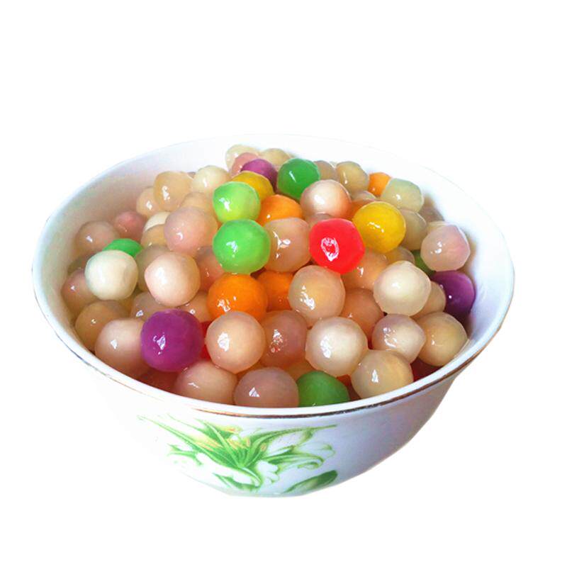 珍珠粉圆酒酿七彩汤圆农村大席彩色甜汤圆子芋圆冰粉奶茶原料袋装