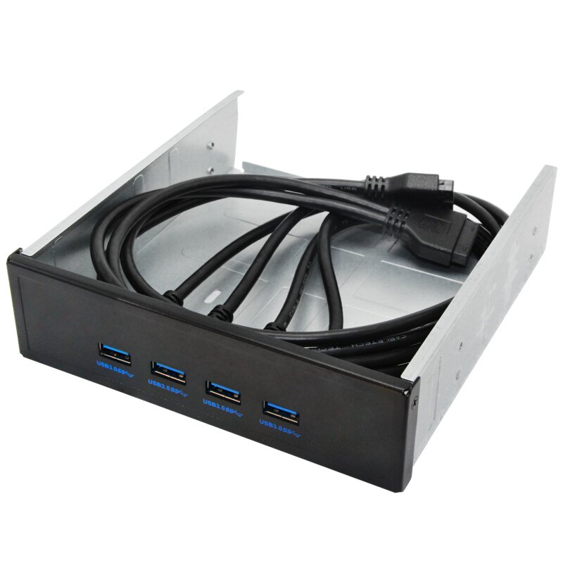 台式机光驱位面板USB3.0前置面板光驱位硬盘托架19/20PIN转USB3.0
