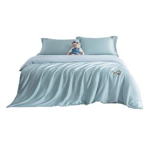 TeenieWeenie轻奢60支兰精天丝四件套夏季凉感真丝滑冰丝床单被套