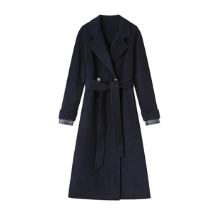 indicia标记2025冬季新款松弛廓形百搭毛呢大衣外套L2D5DY261