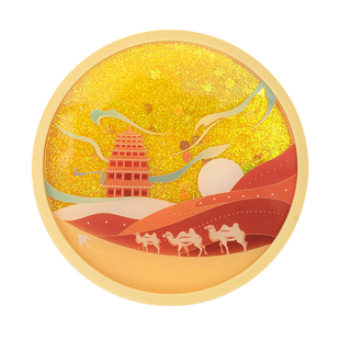 敦煌美术研究所流沙杯垫防烫隔热垫子九色鹿藻井博物馆文创伴手礼