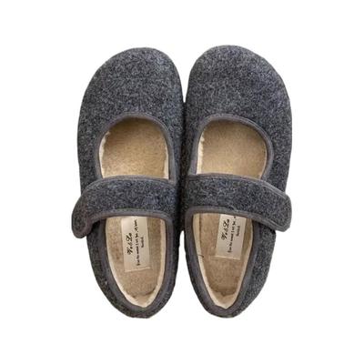 灰色平底加绒单鞋|636人收藏