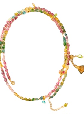 碧玺三圈手串简约气质手链