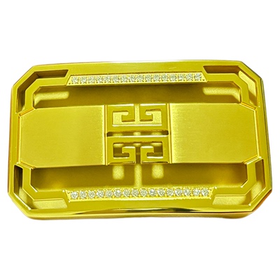 新款不锈钢3.8宽皮带扣头平滑扣