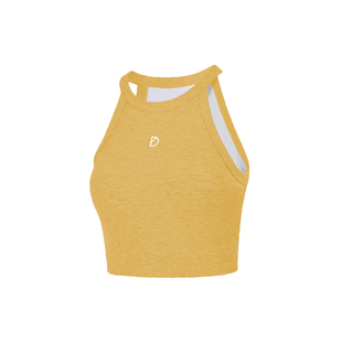 SMILE DDD短款挂脖背心固定胸垫弹力运动健身辣妹爵士舞外穿吊带