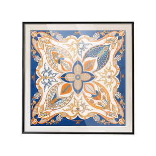 丝巾装裱画框无损围巾diy空框装饰画铝合金相框十字绣表挂画定制