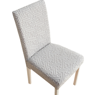 2025加厚高级弹力万能餐桌椅子套罩保护木板凳家用座坐垫靠背一体