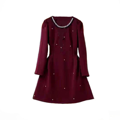 2024秋冬新款大码韩版高端连衣裙