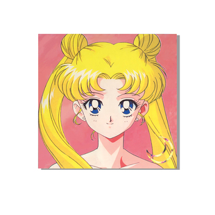 美少女战士装饰画月野兔火野丽日本动漫挂画房间卧室背景墙无框画