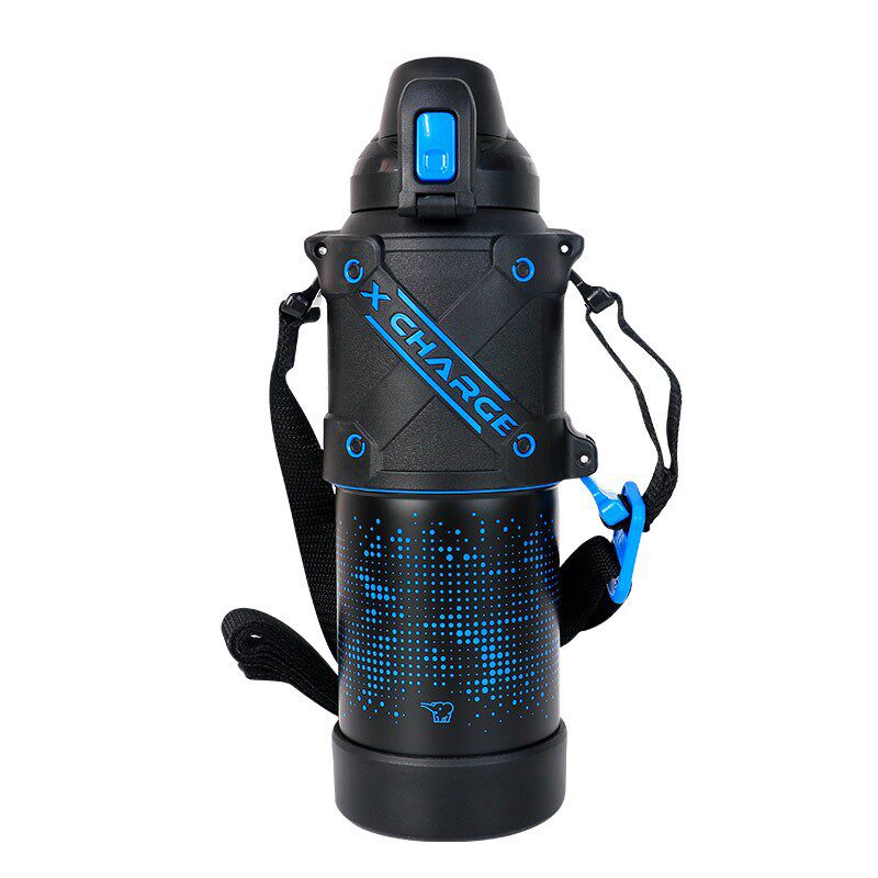 日本新款象印保温杯户外运动保温壶大容量不锈钢水杯1000/1500ml