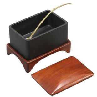 原石文房水盂砚滴水滴天然石头罗纹砚台初学实用歙砚书法书画墨池文房四宝墨海墨碟砚池墨盘墨盒