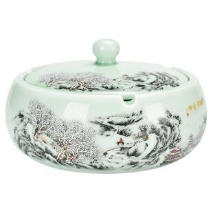 烟灰缸家用客厅创意个性潮流时尚防风防飞灰高档大烟缸送男友礼品