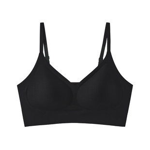 隐形神器薄款！米图无痕粉底液内衣女 裸感不透肤色大胸显小文胸