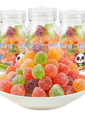 维C果汁软糖q糖彩虹橡皮糖