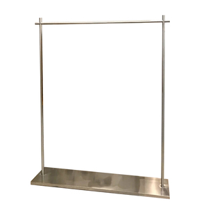 服装店展示架陈列架不锈钢落地式中岛鞋架置物架女装店货架包包架