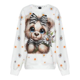 TCH轻奢烫钻25秋冬新款潮牌百搭减龄圆领卫衣男女同款T75C11E9023