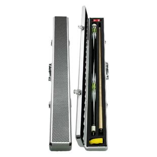 铝合金台球杆盒通杆二分之一台球杆包防水防撞耐用双槽大头杆杆箱