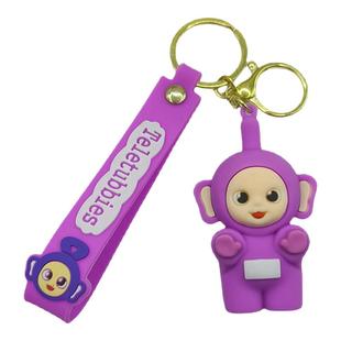 卡通萌宠天线宝宝公仔钥匙扣可爱书包玩偶挂件车钥匙链创意小礼品