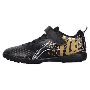 李宁儿童足球鞋新款正品魔术贴碎钉TF男童青少年小学生女专用训练