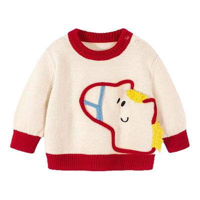 MiniBala羊毛混纺春休闲男女毛衣