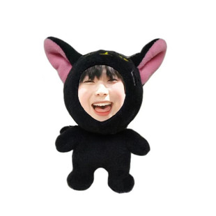 diy定制照片立体人脸人面毛绒公仔娃娃玩偶可录音钥匙扣挂件朋友