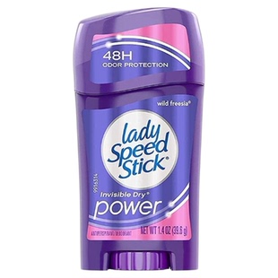 美国Lady Speed Stick香体止汗膏固体香水腋下持久清新干爽除臭