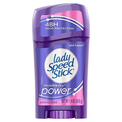 美国Lady Speed Stick香体止汗膏固体香水腋下持久清新干爽除臭