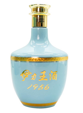 伊力王酒天青王52度浓香型铁盒装