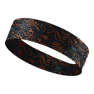 运动发带男头带止汗带吸汗头巾护额男士头套女健身束发防汗导汗带