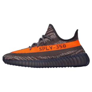 ADIDAS YEEZY BOOST 350 V2 椰子 灰橙 男女低帮休闲跑步鞋HQ7045
