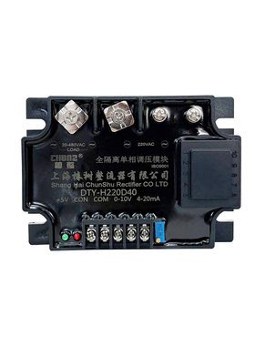 厂家直销DTY全隔离单相调压模块DTY40A固态调压器4-20mA/0-5V/10V