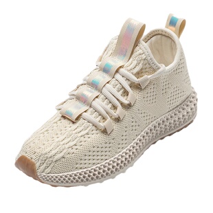 浙江温州女鞋飞织女士运动鞋女式陆游叶子鞋时尚休闲鞋夏季镂空鞋