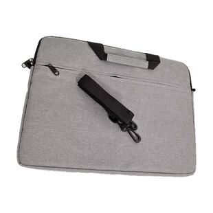 15.6寸轻薄款电脑包笔记本电脑手提单肩斜跨包电脑配送包15寸便宜电脑包灰色华联戴电脑包礼品配送包