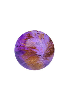 高品质天然紫钛晶超级七水晶单珠