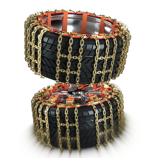 新型防滑链汽车轮胎雪地链suv越野车不伤胎冬季防滑链轿车 通用型