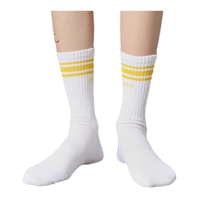 骆驼中筒运动长袜防臭舒适