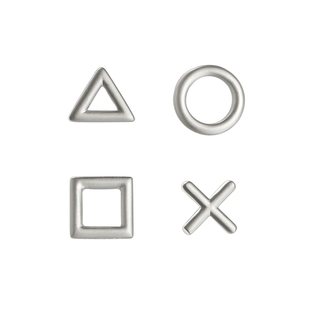 宇宙记号「AOXD」S925银耳钉 - 欢迎来到游戏世界 ：）