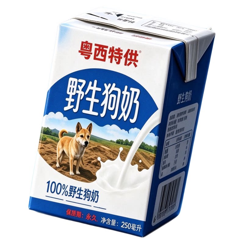 奥西特供野生狗奶贴纸四面贴纸