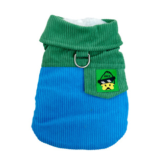 狗狗衣服秋冬款比熊约克夏幼犬冬天保暖小狗可牵引绳棉衣宠物马甲