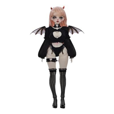 正版bjd4分萨布丽娜魔魅透明翅膀