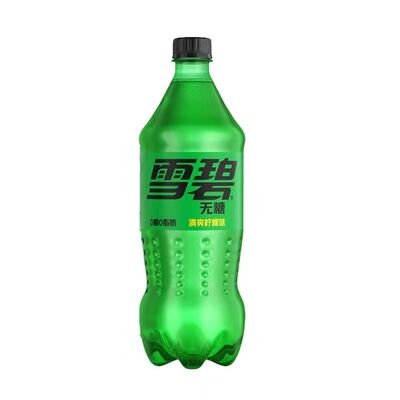 可口可乐雪碧无糖口味888ml*1瓶