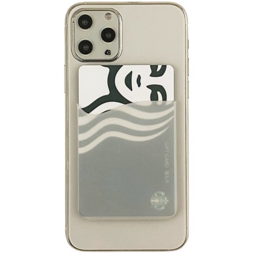 佩者硅胶U型手机半透明卡套背贴插卡一体数码配件八达通地铁包邮