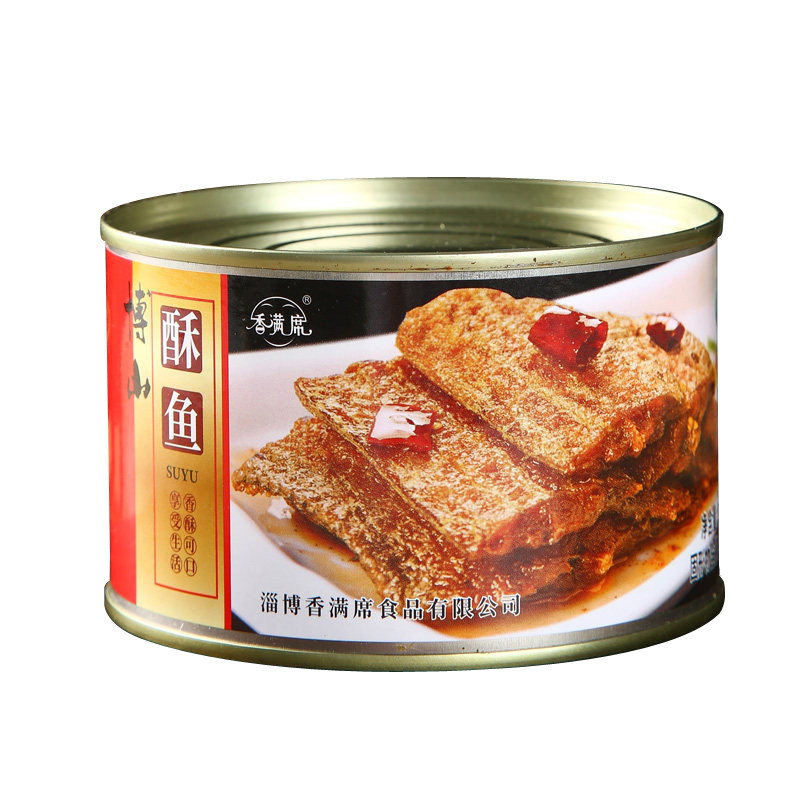 瓦罐五香味带鱼罐头300g开罐即食