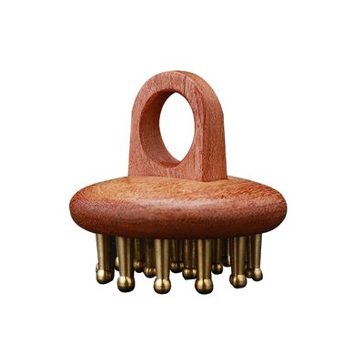 比牛角梳好用可按摩头皮便捷好拿