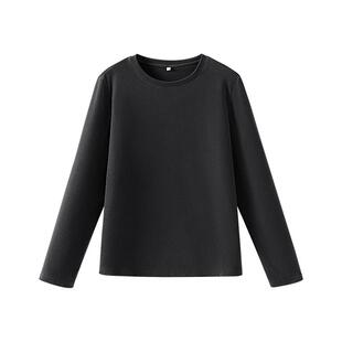 班尼路薄绒打底衫2025新款女秋冬加绒保暖百搭基础内搭上衣长袖Q