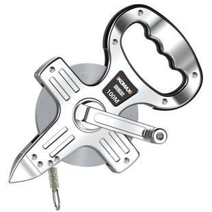 科麦斯手提尺钢卷尺防水米尺卷尺 30米 50米 100m建筑工程测量尺