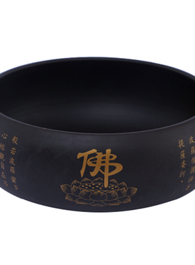 圆通佛具紫砂钵陶瓷用品和尚饭钵